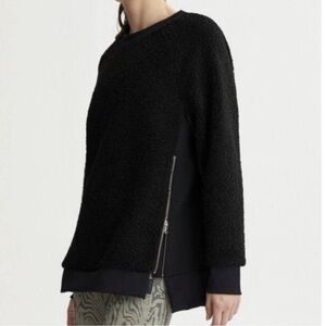 Varley Women's Oakden Side-Zip‎ Sherpa Pullover Sweatshirt Size Small